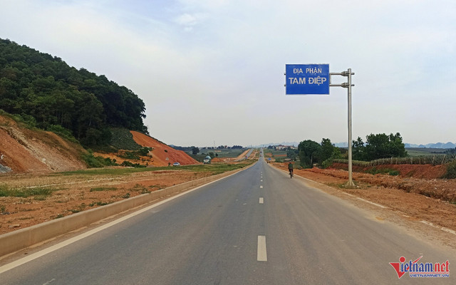 Dự án chạy qua địa phận TP Tam Điệp 6,627km. Ảnh: T.N hoa-lu-4.jpg