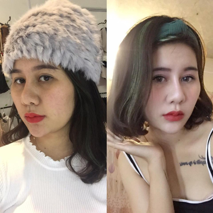 ô bạn xinh đẹp nhờ khả năng make up thượng thừa.