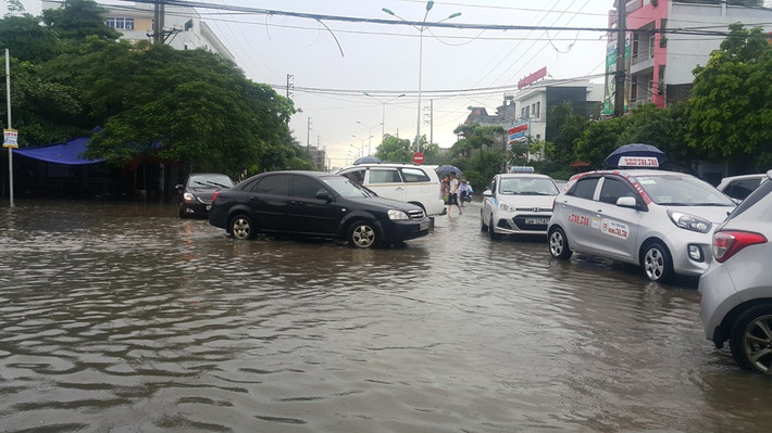 Nhiều xe taxi không thể lưu thông.
