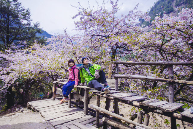 Khu cắm trại dưới chân núi Everest, Nepal.