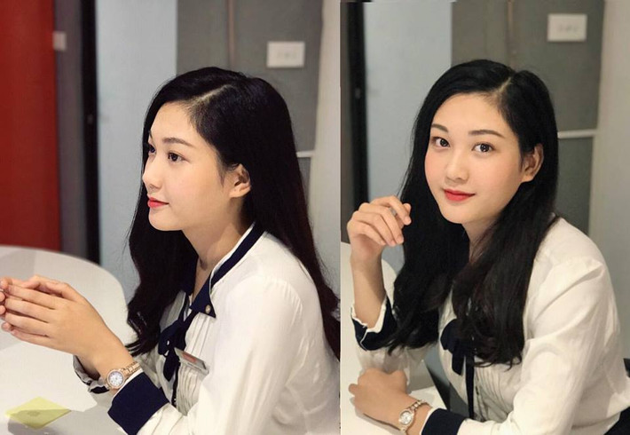 Mặc dù theo học trường Báo nhưng Thanh Huyền lại ước mơ trở thành một chuyên gia chăm sóc sắc đẹp. Ảnh: Facebook nhân vật, Lê Xuân Bách...