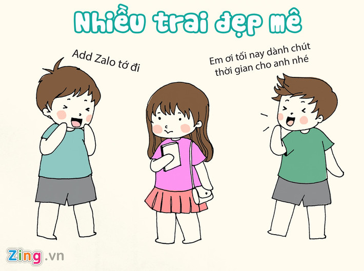 Bản chất của phái đẹp là muốn được nhiều người quan tâm, chăm sóc. Vì vậy, cô gái nào cũng sẽ cảm thấy vui khi có các anh chàng theo đuổi, đặc biệt là trai đẹp.