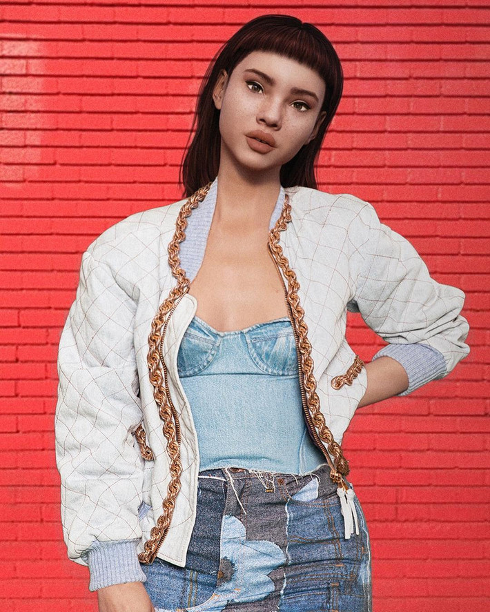 4. Lil Miquela: Nhìn những bức ảnh của Lil Miquela, ai cũng nghĩ cô bạn chính là nhân vật trong tựa game The Sims. Ngoài vài dòng giới thiệu đơn điệu, Lil Miquela không hề chia sẻ thông tin cá nhân nào. Tới nay, nhiều cư dân mạng vẫn đặt dấu hỏi về sự bí ẩn phía sau Lil Miquela. Liệu ảnh của cô là thật hay chỉ là sản phẩm của công nghệ photoshop?