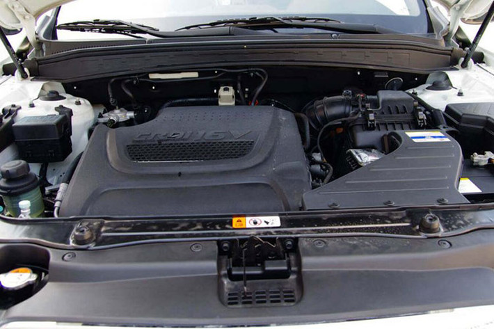 Mẫu xe Hyundai SantaFe phiên bản lắp ráp tại thị trường Việt Nam được trang bị hệ dẫn động 2WD cho phiên bản tiêu chuẩn và dẫn động 4 bánh 4WD cho phiên bản đặc biệt. Bên cạnh đó 2 phiên bản máy xăng và máy dầu cũng có những cải tiến về động cơ để tăng hiệu suất.