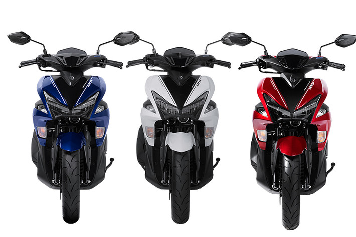 Phiên bản Yamaha NVX 125 mới sẽ được ra mắt với 4 màu sắc thời trang và cá tính gồm; đen, trắng, đỏ và xanh. Đây được xem là chiếc xe tay ga phù hợp với thị hiếu của khách hàng nam trẻ. Mức giá bán lẻ đề xuất cho mẫu xe này tại thị trường xe máy Việt là 40.990.000 đồng.