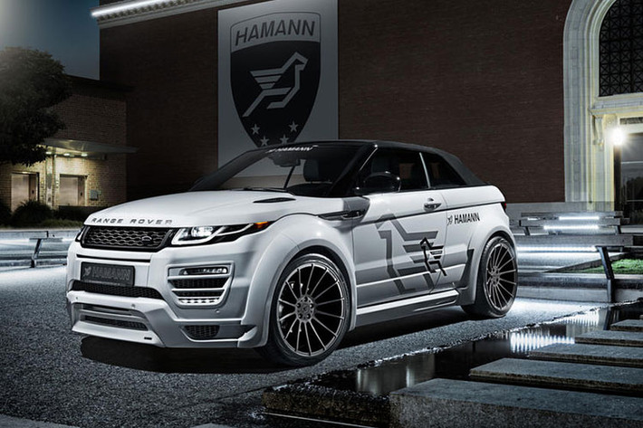 Hamann là một công ty độ xe gốc Đức nổi tiếng với việc các sản phẩm BMW và Porsche, nhưng công ty này cũng không ngại “phá hoại” một vài chiếc Range Rover. Trong khi một số bộ kit của họ làm ra có thể chấp nhận được, phiên bản Range Rover Evoque mui trần thân rộng là một thứ khó có thể dung thứ.