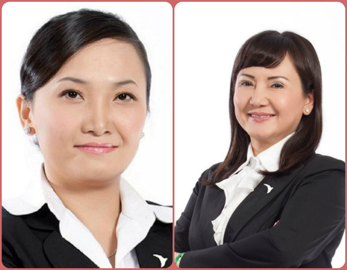 2. Mẹ con bà Huỳnh Bích Ngọc – Đặng Huỳnh Ức My Tiếp đó là cặp mẹ con bà Huỳnh Bích Ngọc – Đặng Huỳnh Ức My. Bà Huỳnh Bích Ngọc sinh năm 1962, từng là Chủ tịch HĐQT công ty cổ phần Sản xuất Thương mại Thành Thành Công. Hiện nay, bà Ngọc là Phó chủ tịch HĐQT công ty cổ phần Địa ốc Sài Gòn Thương Tín kiêm Thành viên HĐQT công ty cổ phần Bourbon Tây Ninh.