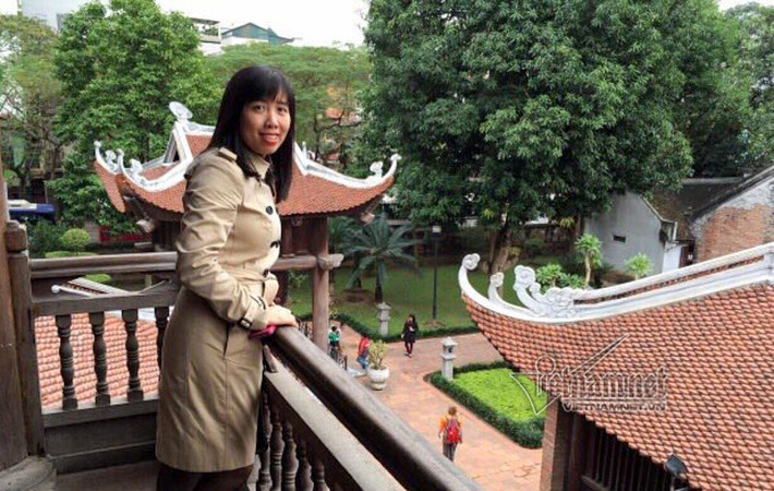Ngày nghỉ, bà thường đi tham quan bảo tàng và các di tích lịch sử (Ảnh do nhân vật cung cấp).