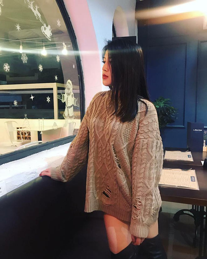 Hình ảnh đời thường xinh đẹp của Huyền Anh.