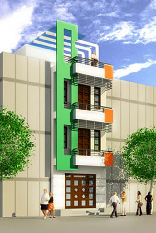 Nhà ống thiết kế vừa cổ điển, vừa hiện đại. Ảnh: Nhadat24h.