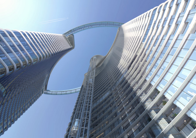 Cocobay Towers vững chãi như một khối kim cương khổng lồ. Ảnh: Zing.