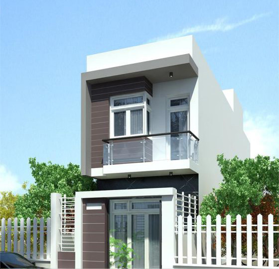 Nhà ống 2 tầng được thiết kế 4 phòng ngủ, 1 phòng khách, 1 phòng thờ có giếng trời mát mẻ đang là kiểu dáng phổ biến những năm gần đây và sẽ vẫn lên ngôi trong năm 2018. Ảnh: Xaynhabendep.