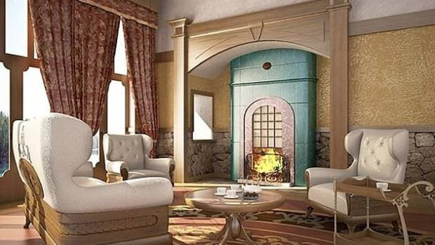 Nội thất bên trong căn biệt được đương trang hoàng như một cung điện. Ảnh: Stuff.