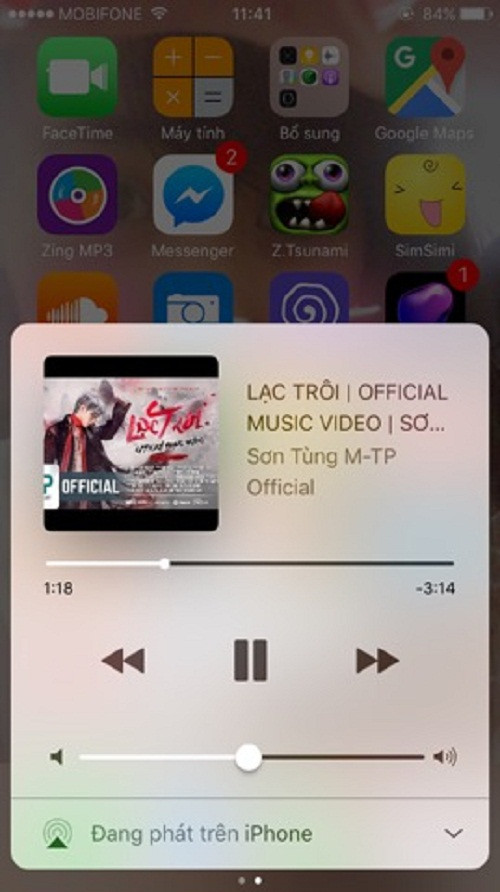 Sau đó các bạn ra ngoài màn hình chính và vào Youtube mới cài đặt và test thử 1 video và trải nghiệm tận hưởng cách nghe Youtube khi tắt màn hình iPhone này nhé.