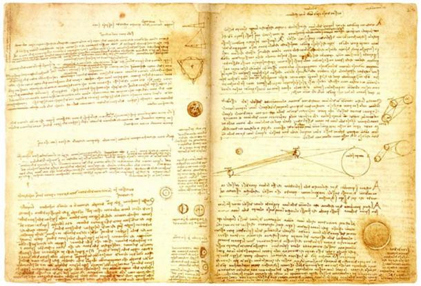 3. Cổ bản Leicester của Leonardo da Vinci: 30,8 triệu USD Thomas Coke, bá tước Leicester (Anh) đã mua cuốn sổ ghi chép của nhà bác học Leonardo DaVinci năm 1719, từ đó tài liệu có tên là Cổ bản Leicester. Các nội dung về sáng chế được DaVinci viết ngược suốt 72 trang, cùng nhiều bản nháp và phác họa, lý thuyết về địa chất, hóa thạch và thiên văn. Năm 1994, tỷ phú Bill Gates đã thắng phiên đấu giá và sở hữu Cổ bản Leicester. Không giữ cho riêng mình, ông scan từng trang một công bố trên mạng và thường đưa cuốn sổ đi triển lãm vòng quanh thế giới.