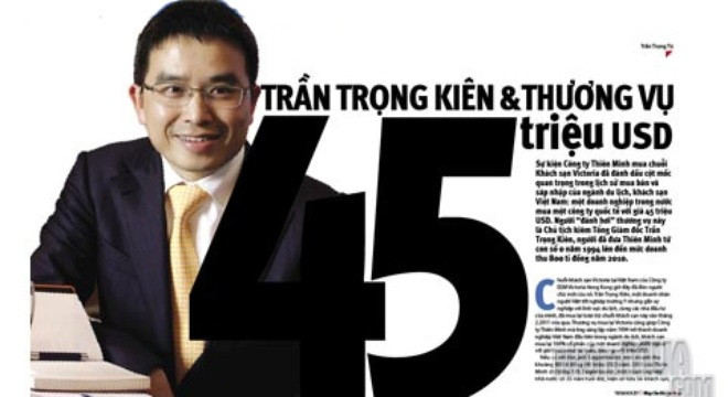 Theo công bố thông tin của Thiên Minh Group, hiện tập đoàn này đang cung cấp chuỗi dịch vụ với 4 mảng chính là quản lý điểm đến, khách sạn, bán hàng (đặt phòng) trực tuyến và hàng không. Ngoại trừ lĩnh vực hàng không, sự kết hợp 3 mảng kinh doanh còn lại đem lại doanh thu và mức tăng trưởng 25-30% mỗi năm. Năm 2014, trong top 20 công ty tăng trưởng nhanh nhất Đông Á của diễn đàn kinh tế thế giới (WEF), Thiên Minh là 1 trong 5 doanh nghiệp Việt có mặt trong danh sách này. Ảnh: Infonet.
