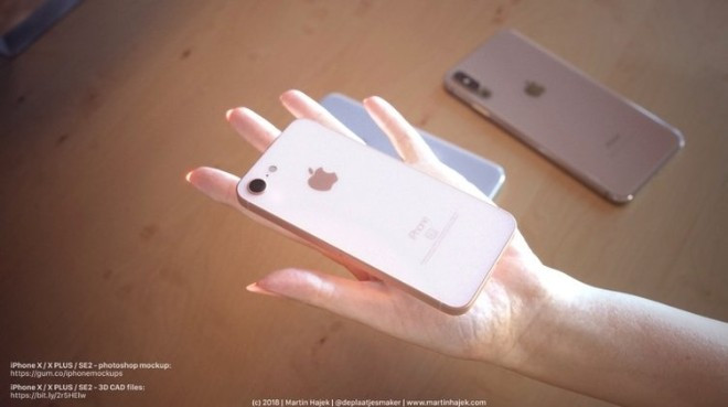iPhone SE 2 có camera đơn ở mặt sau trong thiết kế mới của Martin Hajek.