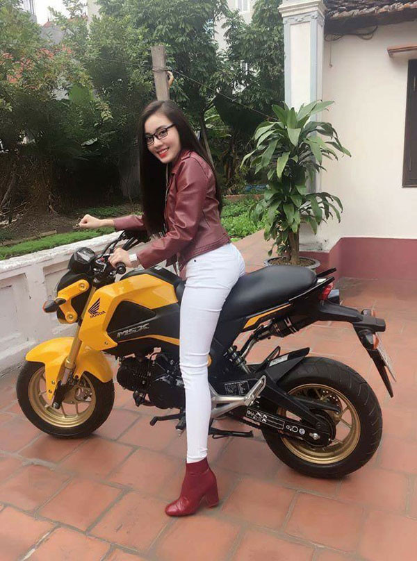 Không những xinh đẹp, Hà My còn vô cùng cá tính.