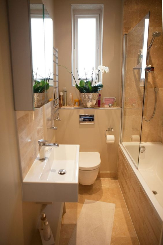 Phòng tắm được bài trí đơn giản nhưng vẫn tạo được vẻ đẹp xinh xắn đáng yêu cho khu vực tưởng chừng dễ bị lãng quên nhất trong nhà. Ảnh: Reatimes.