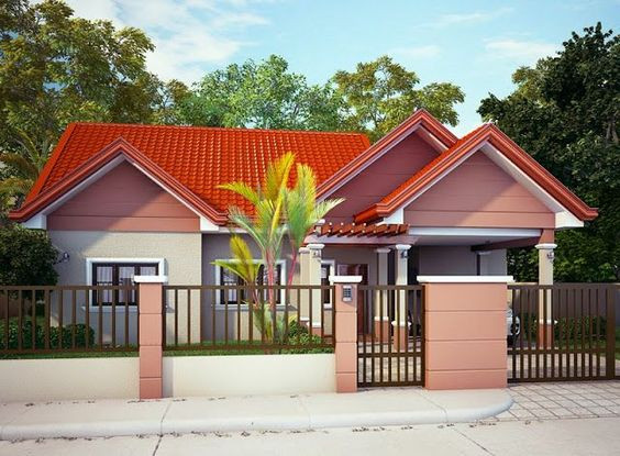Một mẫu thiết kế nhà cấp 4 với mái thái tuyệt đẹp. Ảnh: Kientrucnhadep24h.