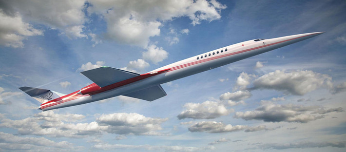 Aerion AS2: Mẫu chuyên cơ 12 chỗ là kết quả hợp tác giữa Lockheed Martin, nhà sản xuất chiến đấu cơ F-35 và hãng Aerion với khả năng bay qua Đại Tây Dương trong 3 giờ. Tốc độ lên đến Mach 1.4, nhanh hơn 55% so với các dòng máy bay hiện hành. Động cơ của AS2 phát triển từ loại gắn trên chiến đấu cơ F-16 được phát triển bởi nhà sản xuất GE.