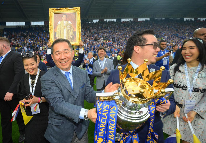 Cũng theo Forbes ước tính, ông chủ Leicester City đang nắm giữ tổng tài sản trị giá tới hơn 3,8 tỷ Bảng Anh (tương đương gần 4,9 tỷ USD) và là người giàu thứ 5 tại Thái Lan. Ảnh: Thenational.