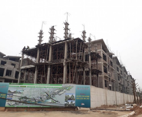 Đối với những căn biệt thự có tổng diện tích sàn trên 500m2 tại Dự án Khu nhà ở thấp tầng theo quy định phải tổ chức xin giấy phép xây dựng. Ảnh: Diadinhvaphapluat.
