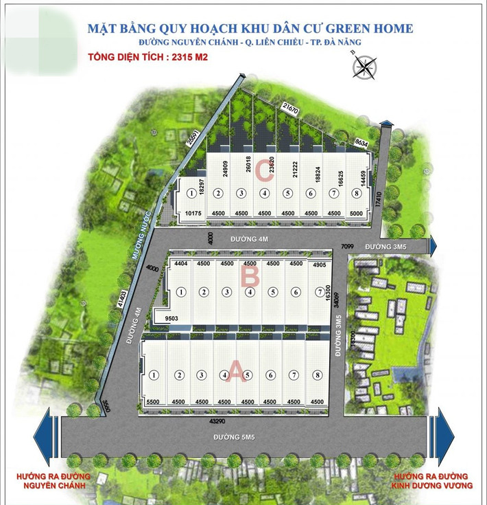 Dự án Green Home tọa lạc trên diện tích 2.500m2, được khởi công xây dựng từ tháng 5/2017.