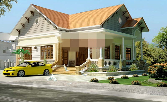 Sảnh chính nằm giữa với diện tích rộng, thiết kế xa hoa với đá lát nền hiện đại. Ảnh: Angcovat.