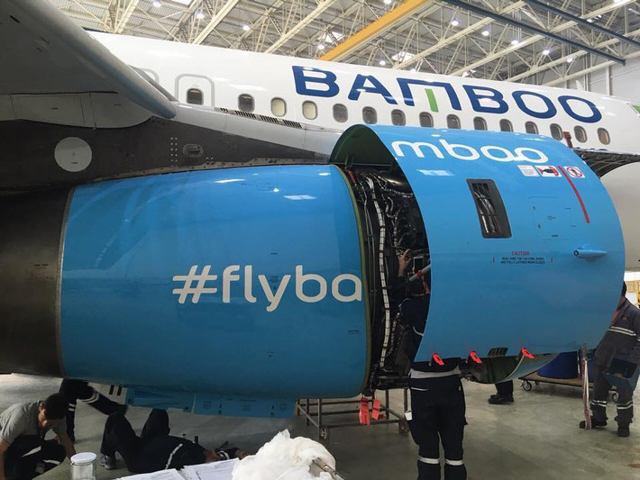 Nguồn tin trên VOV cho biết, những chiếc máy bay thuộc dòng A319, A320 của Airbus đang được Bamboo Airways hoàn thiện các khâu thiết kế, lắp đặt cuối cùng tại Thổ Nhĩ Kỳ và Phillipines, và sẵn sàng có mặt tại Việt Nam. Ảnh: FB Trinh Van Quyet.