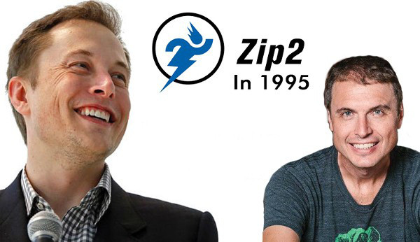 Musk từng bỏ dở học thạc sĩ để cùng anh trai lập nên một startup Internet Zip2 - một phần mềm hướng dẫn du lịch trong thành phố dành cho các tờ báo. Khi đó, cha của Elon Musk đã cung cấp khoảng 28.000 USD để làm vốn.