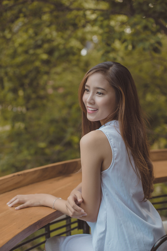 Xinh đẹp, tài năng cùng những ước mơ hoàn thiện bản thân luôn cháy bỏng, Bảo Như là hình mẫu lý tưởng để nhiều anh chàng chọn làm người yêu hiện đại. Ảnh trong bài: Facebook nhân vật.