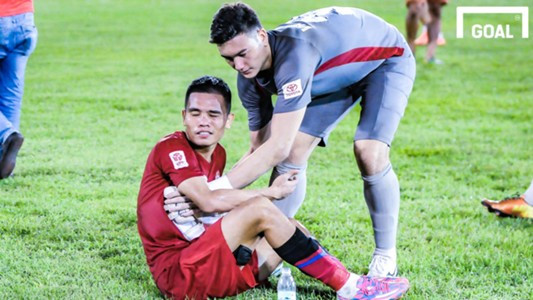 Tuy nhiên, phải đến khi Đặng Văn Lâm trở về Việt Nam thi đấu cho CLB Hải Phòng thì mới phát sinh ra những sự cố không hay như vụ tranh cãi, suýt dẫn đến ẩu đả. Ảnh: Thethao&vanhoa.