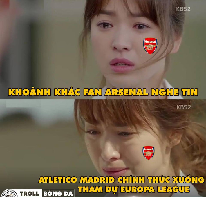 Cảm xúc của fan Arsenal khi nghe tin các ông lớn của châu Âu rời C1 để xuống Europa League cho họ "ăn hành".
