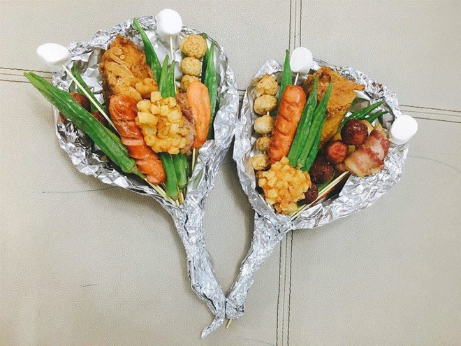 Những món quà bằng đồ ăn này có thể không quá đẹp về mặt thẩm mỹ nhưng về sự độc đáo thì xứng đáng chấm điểm 10.