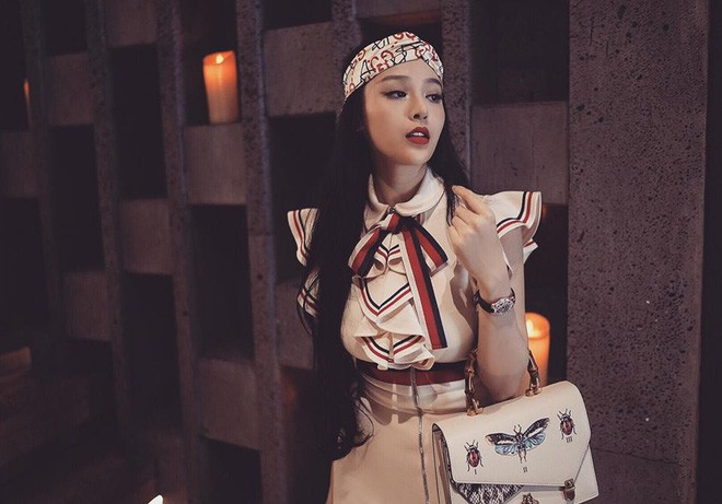 Huyền Baby khoe nốt những hình ảnh chưa "lộ diện" trong set Gucci đẹp long lanh.