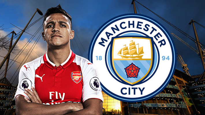 Man City ra giá mua Alexis Sanchez: Giới truyền thông Anh đưa tin chuyển nhượng bóng đá, Man City đã chính thức đặt vấn đề mua Alexis Sanchez, sau khi Arsenal thừa nhận nhiều khả năng bán cầu thủ này trong tháng Giêng 2017. Theo đó, Man City tuyên bố sẽ không mua Sanchez với giá cao hơn 20 triệu bảng. Ảnh: Mirror