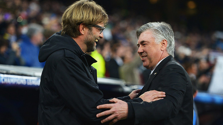 Ancelotti có thể thay Klopp: Trước thềm trận đại chiến Liverpool vs MU, giới truyền thông Anh đưa tin chuyển nhượng bóng đá, Jurgen Klopp có thể mất việc nếu đội bóng thành phố cảng thất bại. Theo The Sun, Liverpool cũng nhắm đến HLV Carlo Ancelotti trong trường hợp không tiếp tục làm việc với Klopp. Ảnh: The Sun