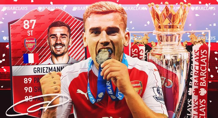 Arsenal cướp Griezmann trước mũi M.U: Theo thông tin chuyển nhượng bóng đá từ tờ Daily Star, thông qua Lacazette, vốn là bạn thân của Griezmann, HLV Wenger đã gửi lời mời chân sút 26 tuổi này. Tuy vậy, số tiền mà Arsenal phải bỏ ra trong thương vụ Griezmann sẽ lên đến gần 100 triệu bảng Anh. Ảnh: Daily Star