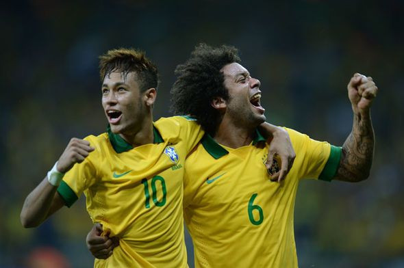 Chuyển nhượng bóng đá từ AS, Real sẵn sàng để Neymar cập bến Bernabeu trước World Cup nhờ mối quan hệ tốt giữa cầu thủ này Marcelo. Ảnh: AS