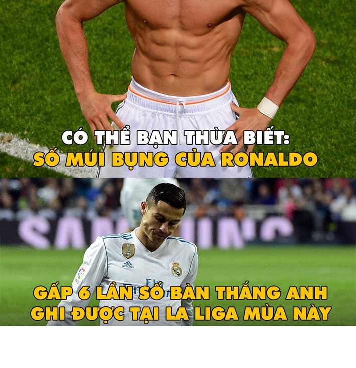 Cris Ronaldo tịt ngòi và anh trở thành tâm điểm chế ảnh đến từ cộng đồng mạng.