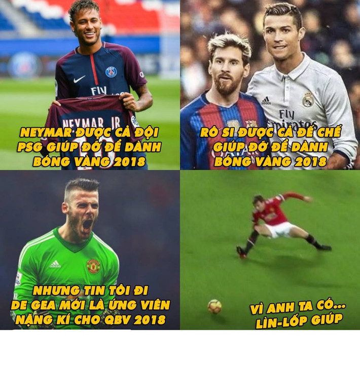 Chính pha trượt chân ngã của Lindelof đã là mình chứng giúp David De Gea xứng đáng cho QBV 2018