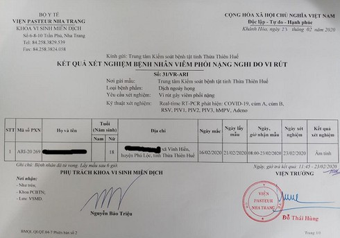 Huế: Nữ sinh lớp 12 tử vong do bị viêm màng não, âm tính với COVID-19 Hue: Nu sinh lop 12 tu vong do bi viem mang nao, am tinh voi COVID-19