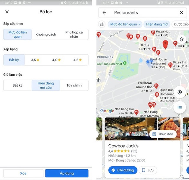 Cách tìm quán ăn ngon mở cửa ngày Tết bằng Google Maps - Hình 3 Cach tim quan an ngon mo cua ngay Tet bang Google Maps-Hinh-3