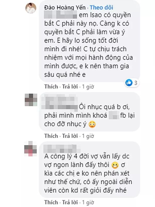Diễn viên Hoàng Yến 'bốp chát' không vừa khi bị mỉa mai đời tư - Hình 8 Dien vien Hoang Yen 'bop chat' khong vua khi bi mia mai doi tu-Hinh-8