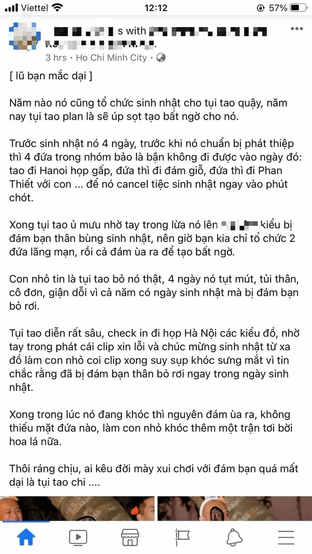 Đồng thời, một người bạn thân thiết của Ngô Thanh Vân vừa đăng dòng trạng thái bật mí về đêm đáng nhớ với cô, đồng thời nhấn mạnh: "Bạn chỉ tổ chức 2 đứa lãng mạn".