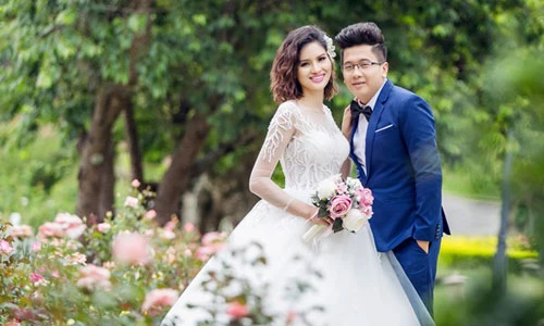 Ngắm ảnh cưới của Lê Thị Phương và chồng bác sĩ