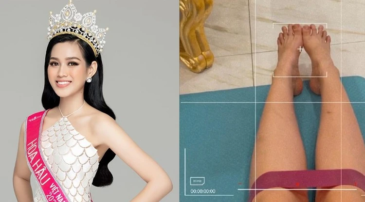 Bàn chân Hoa hậu Đỗ Thị Hà sao lại kỳ dị đến thế này?