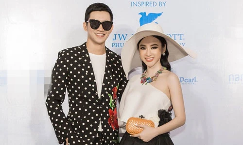 Angela Phương Trinh và bạn trai ra Phú Quốc xem show thời trang