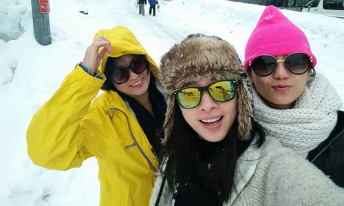 “Đả nữ” Ngô Thanh Vân du xuân trên đất Nhật